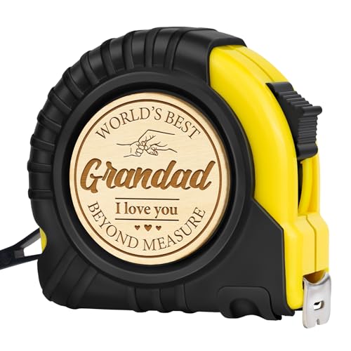 Grandad Gifts Grandad Birthday Gifts Presents For Grandad Best Grandad From Grandchildren Grandad Present For Retirement Thanksgiving Christmas Tape Measure 3M/10