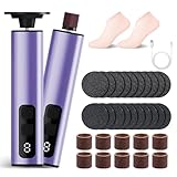 Hornhaut Entfernen Fuß Elektrisch 2 in 1 Hornhautentferner Elektrischer Footglow Die Füße...