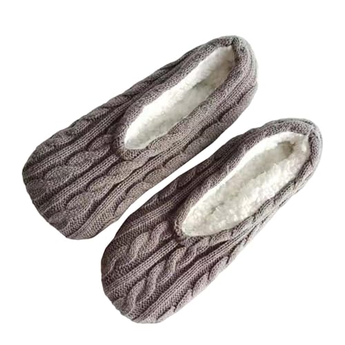 Calcetines tipo pantufla para mujer con parte inferior antideslizante, acogedoras y cálidas, calcetines para hombre, invisibles, B, Altoa única