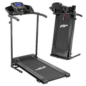 ArtSport Speedrunner 2200 Loopband, inklapbare loopband voor thuis, 12 km/u, 12 programma’s, helling, 5 inch display, beugels, belastbaar tot 120 kg
