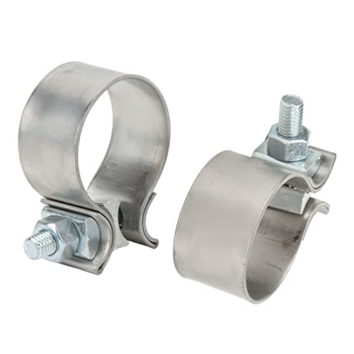 Acoplador de faixa de fixação de exaustão, braçadeiras de tubo de exaustão de alta resistência duráv