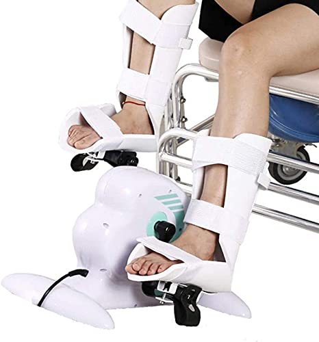 Image of Electric Mini Exercise Bike /Pedal Exerciser with Adjustable Seat and Resistance Post-Surgery Rehabilitation Pedal Trainer with LCD Display Monitor Reads Speed Distance Time (F) (G)