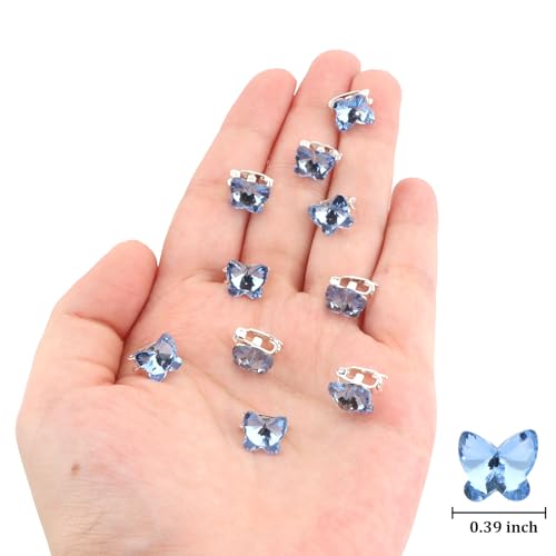 Pinzas de Mariposa Mini Blue 20 Piezas miniatura 6