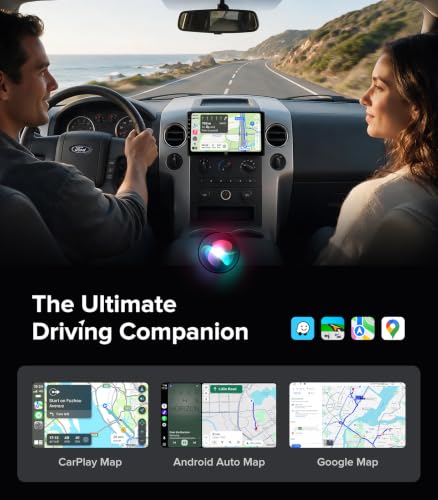 10" Wireless CarPlay Radio for Ford F150 04-08 F250/F350 08-16 Head Unit - image 7