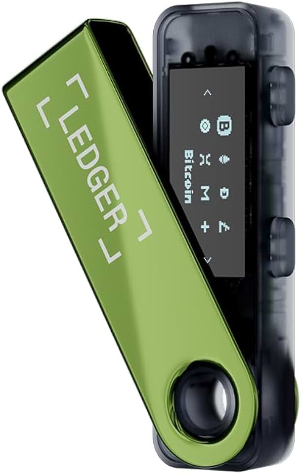 Ledger Nano S Plus Signer – The accessible Way to Manage Your Crypto & NFTs securely (Ledger Wallet for Desktop and Android only) – Oxidate Green