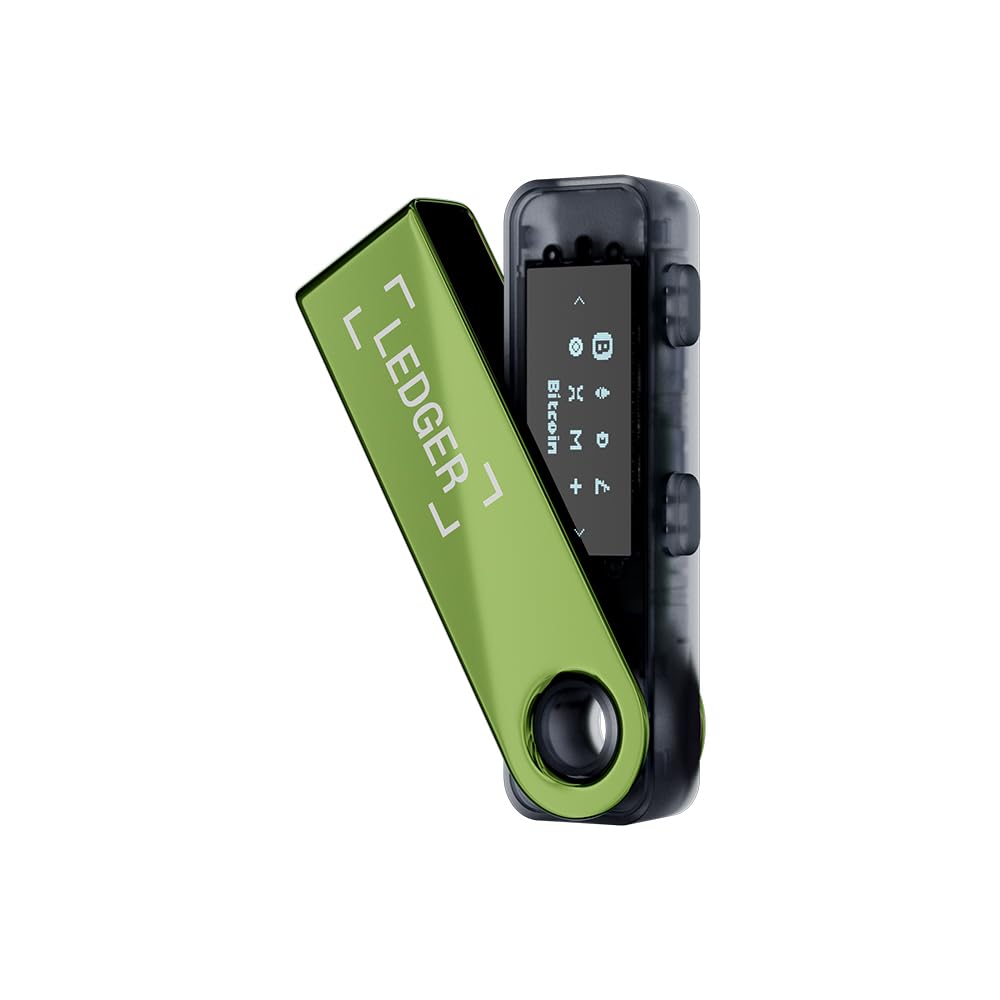 Ledger Nano S Plus (Oxidate Green) - The Perfect Entry-Level Hardware Wallet to securely Manage All Your Crypto and NFTs (for Android or Desktop only)
