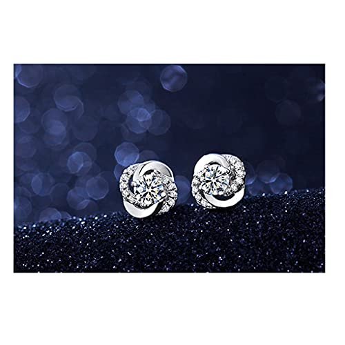 Orecchini da donna placcati in argento stile