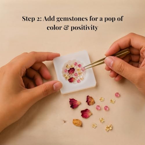 Image of Oye Happy - DIY Gemstone Rakhi Making Kit - Create Your Own Resin Rakhi | Handmade Raksha Bandhan Craft Kit | Resin Rakhi DIY Set