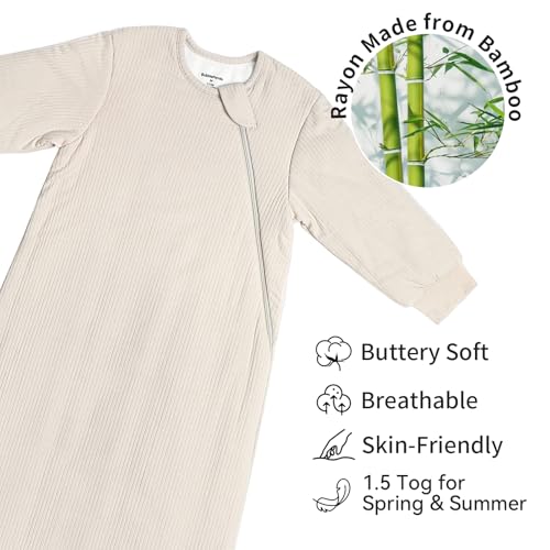 Image of BubblePanda Rayon Made from Bamboo Sleep Sack 2t-3t 1.5 Tog 24-36 Months