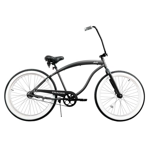 Bicicleta Tracer Avalon Playera para Adultos, 26", Gris, Single Speed, con Pie de Apoyo miniatura 1