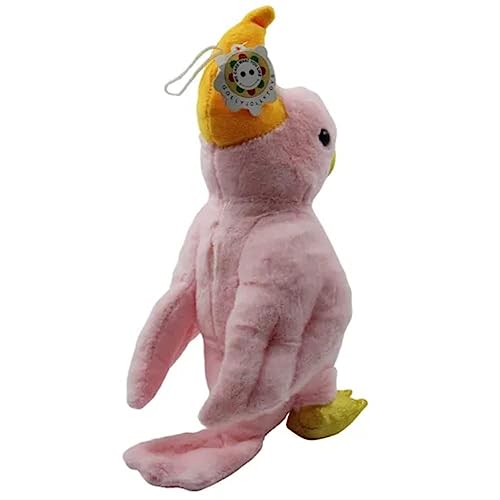 Image of Tickles Cute Parrot Soft Stuffed Plush Animal Toy for Kids Birthday Gift (Color: Pink; Size: 25 cm)