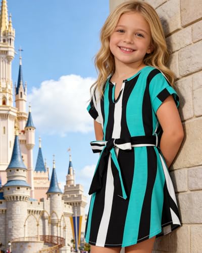Image of OLMRJKD Kid Toddler Girl Clothes Summer Short Sleeve Figure Graphic Tee Shirt + Shorts Summer Outfits Set