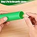 Sinnsally Garlic Peeler Skin Remover Roller Keeper,Easy Quick to Peeled Garlic Cloves with Silicone Tube Roller Garlic Peeling Kitchen Tool (5 Colors)