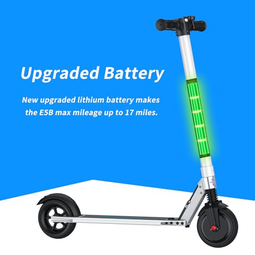 Image of Caroma Electric Scooter Adults,450W Peak Foldable E-Scooter,16 MPH,21 Miles | 3 Speeds & 15 Climb, UL2272 EABS Brake,Smart LED Display Lights, Foldable Frame For Kids 8+, Teens Women Commute Travel