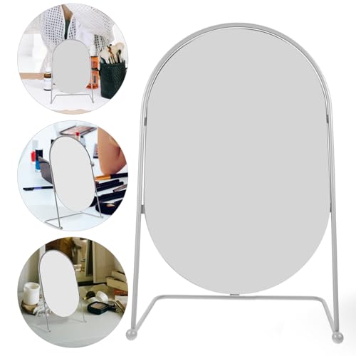 Espejo de tocador ovalado de 35 cm para maquillaje miniatura 7