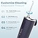 Cordless Water Flossers for Teeth, 4 Modes IPX7 Waterproof Irrigador Dental with 4 Tips, Rechargeable Water Pick Flosser for Sensitive Gums, Braces & Orthodontic