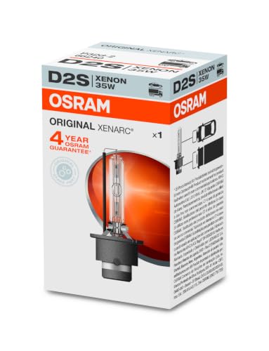 Osram XENARC ORIGINAL, D2S, Xenon-Scheinwerferlampe, 66240, Karton Faltschachtel (1 Lampe)