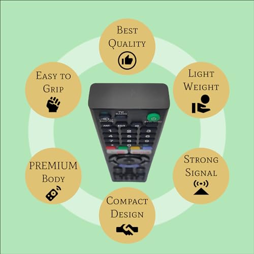 Image of ZIEVA Compatible with Sony Bravia Smart Tv Remote -Without Voice -Hot Keys Netfix and Y0Utube Use for LCD LED OLED QLED UHD 4K (RM - 1370)