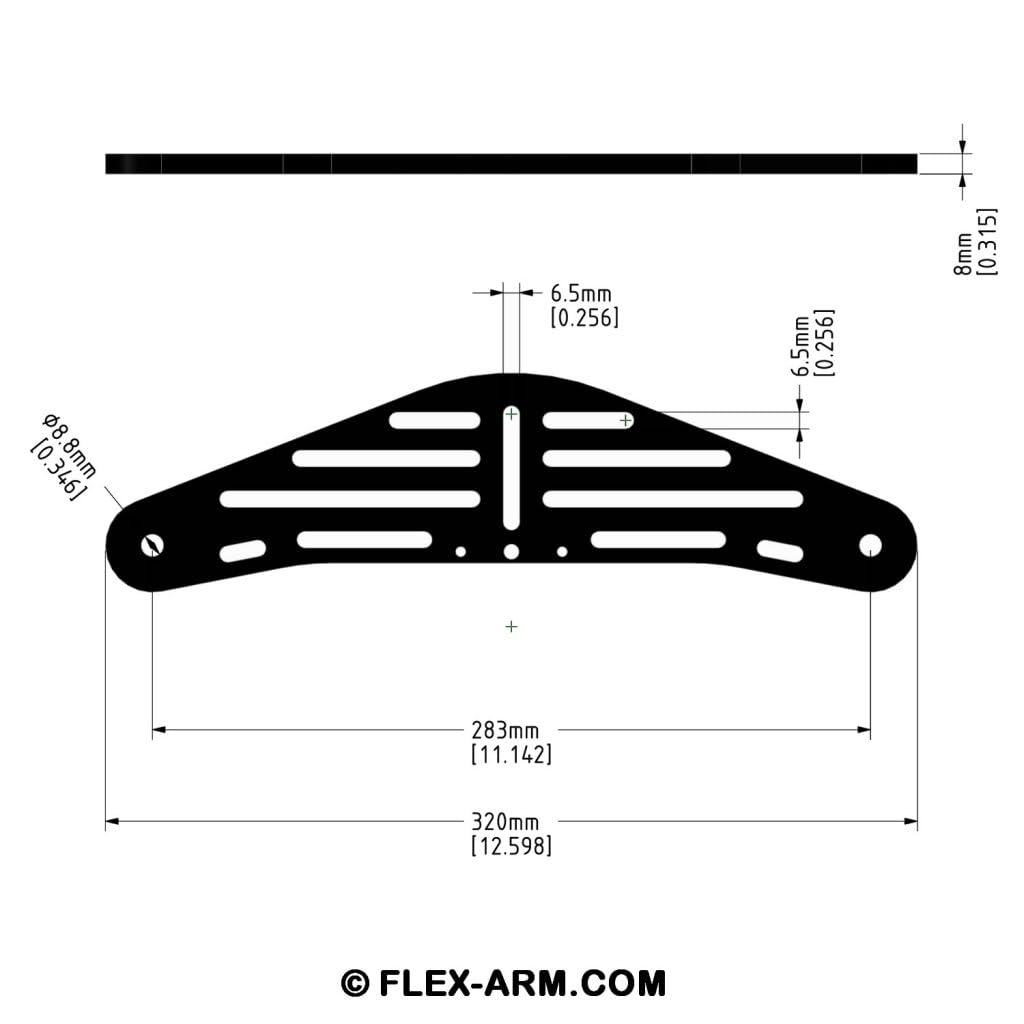 Halterung für Unterwasserfotografie Doppelgriff Flexibler Arm Taschenlampenhalter - Kompakte Unterwasserkameras FLEX-ARM ST20210