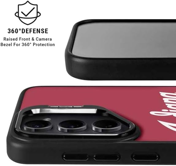 Skinit Kickstand Phone Case Compatible with Galaxy S25 - Officially Licensed Indiana University IU Hoosiers Design