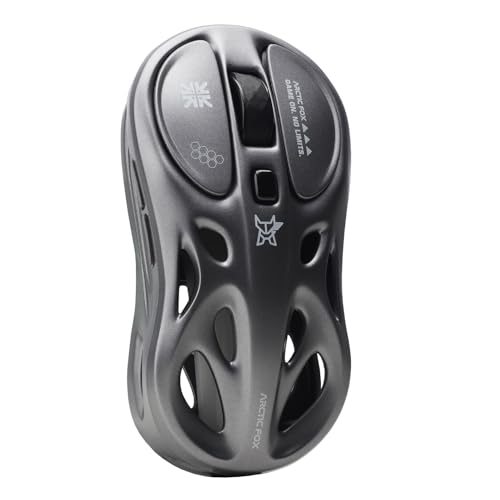 Image of Arctic Fox Alien-X Gaming Wireless Mouse, Tri-Mode (2.4G /Bluetooth /Wired), 4800 DPI, 1000Hz Ergonomic Hollow RGB Rechargeable Type-C for Mac /Laptop /iPad /Office (Cool Grey)