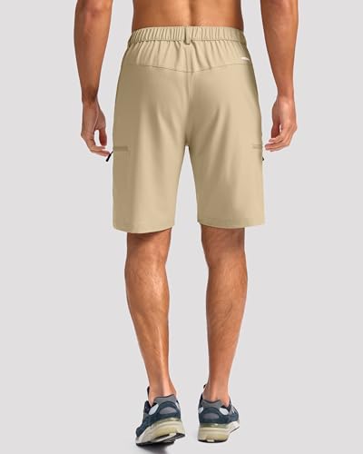 Image of G Gradual Men's Hiking Cargo Shorts 9 inch Quick Dry Lightweight with 4 Pockets