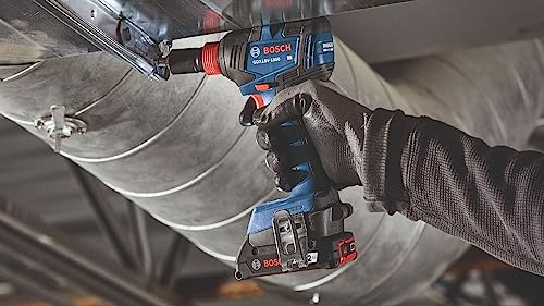 Bosch GXL18V-240B22 18V 2-Tool Combo Kit with 1/2 In. Hammer Drill/Driver, Two-In-One 1/4 In. and 1/2 In. Bit/Socket Impact Driver/Wrench and (2) 2 Ah Standard Power Batteries thumbnail 7