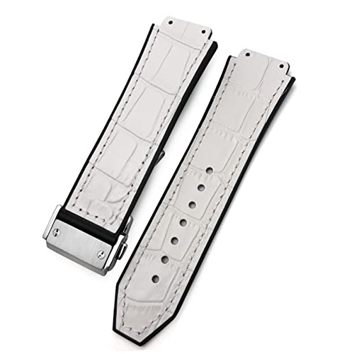 Bracelet en caoutchouc de vachette 22mm silicone sport hybride