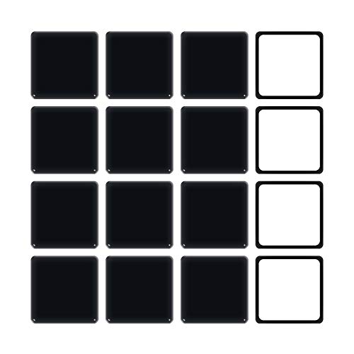 Ezprotekt 2.5" Carpet Furniture Sliders, 16 Pcs