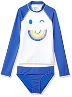 Algopix Similar Product 18 - Spotted Zebra Girls Tankini Rashguard