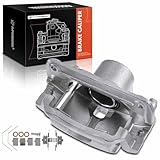 A-Premium Front Passenger Disc Brake Caliper Assembly with Bracket Compatible with Mazda, Lincoln, Mercury and Ford Models - 6 2006-2013, Fusion 2006-2012, MKZ 07-12, Zephyr 06, Milan 06-11