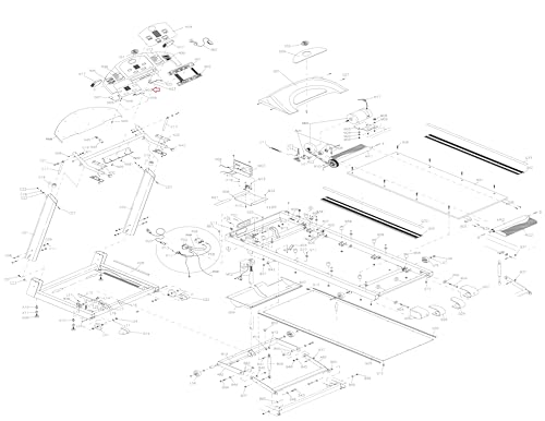 Image of Upper Control Board 016603-Z Works with HZ Fitness PTM110 TM75C TM27B TM76B Treadmill