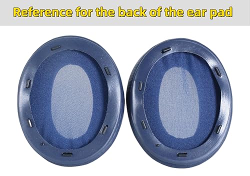 WH-XB910N Earpads para auriculares Sony WH XB910N Extra Bass - Azul | Almohadillas de cuero de proteína con espuma viscoelástica, repuesto para auriculares con cancelación de ruido miniatura 3