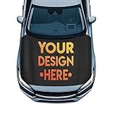 Gearider Custom Personalized Car Hood Cover, Add Your Own Photo Image Car Hood Cover...