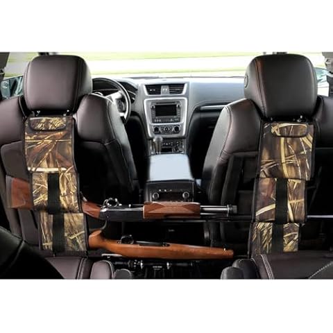 HXXF Car Concealed Seat Back Gun Rack Cover