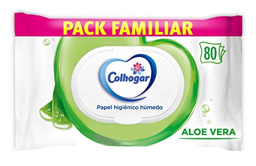 Colhogar papel higiénico Húmedo Aloe 80 unidades