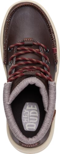 Image of HEYDUDE Boy's Youth Bradley Classic Boot | Water Repellent Lace Up Boot