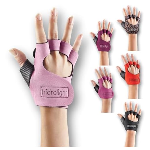 Luva Academia Musculação Treino Feminina Masculina Neoprene Proteção Fitness Crossfit Par Hidrolight Tamanhos Halteres Polegar Munhequeira Reforçada Protetor Ortopédico JCanova Store (Rosa Claro, M)