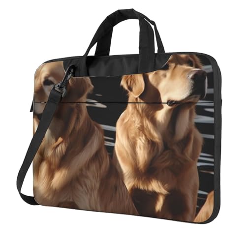 Sac ordinateur portable étanche Golden Retrievers pour vos trajets professionnels urbains