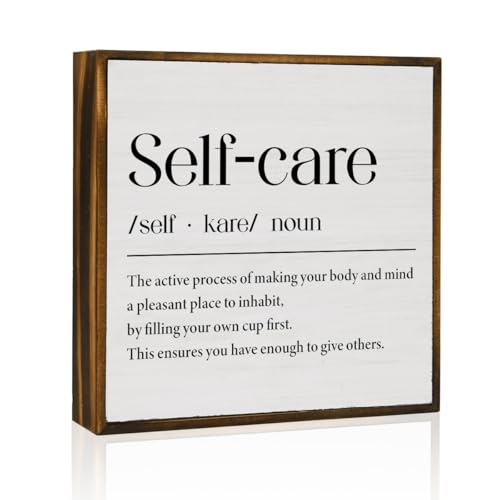 Self-Care Spa Room Decor for Spa Room Bathroom Salon Meditation Gifts Wooden Decor for Home Massage Room