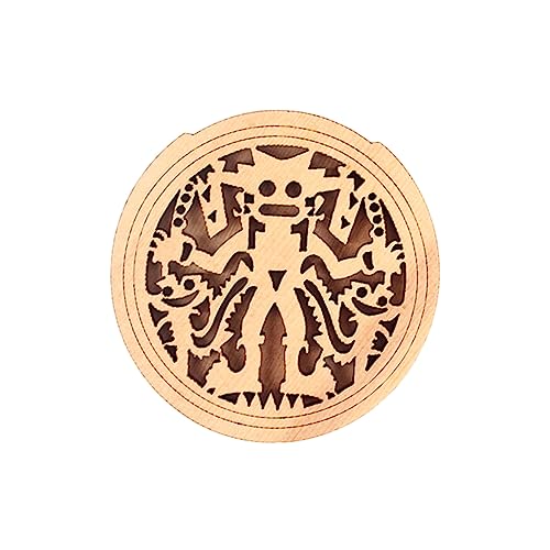 VICASKY Maple Wood Soundhole Cover Pro Guitar Feedback Block Easy Install for 40 41 Guitars