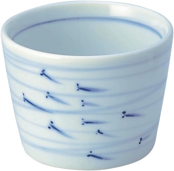 Hanaden Koyo 51179094 Koyo Pottery Medaka Kiri Soba Boar Mouth Japanese Tableware, Mino Ware, Dishwasher Safe, Made in Japan