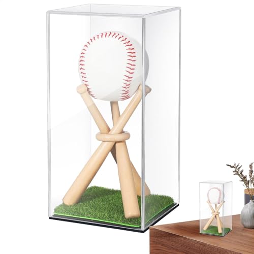 Vitrine baseball en acrylique transparent cube protecteur