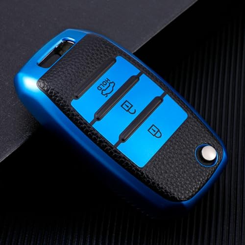 Étui pour clé de voiture Kia en TPU protection 3 boutons pour Sorento Sportage Optima