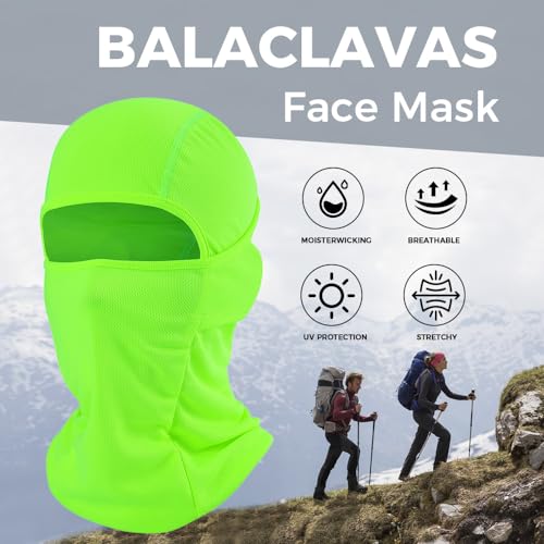 Image of WTACTFUL Summer Balaclava Face Mask Men, UPF50+ Breathable Sun Protection