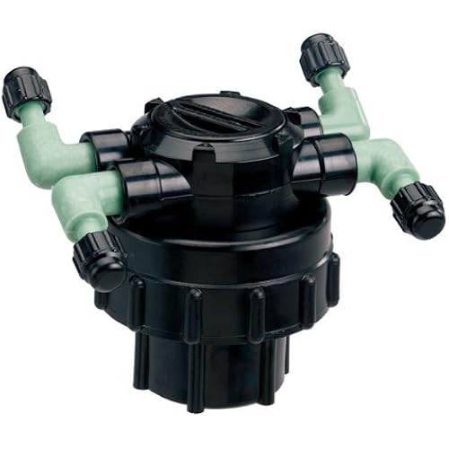 2-Pack Orbit 69005D 4-Port Drip Manifold with Adjustable Flow