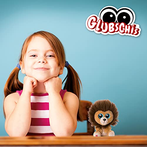NICI 46950 Original – Glubschis Cliff 25 cm – Kuscheltier Löwe mit großen Augen – Flauschiges Plüschtier mit Glitzeraugen – Schmusetier für Kuscheltierliebhaber, braun/braun