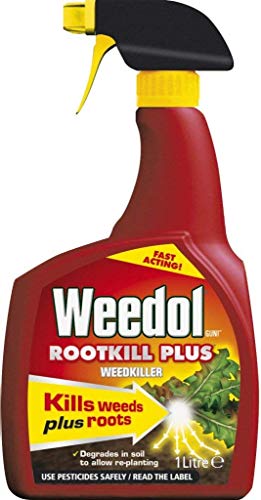 Weedol Rootkill Plus - Pistola de botella de 1 litro, multicolor