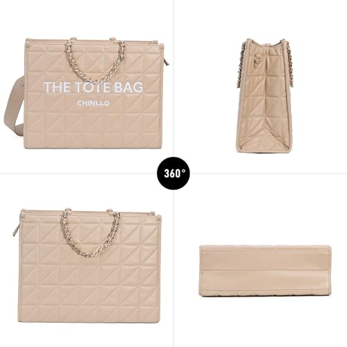 Image of Chinllo Laptop Tote Bag for Women Top Handle Satchel Purse and Handbags Work Compartment with Shoulder Strap