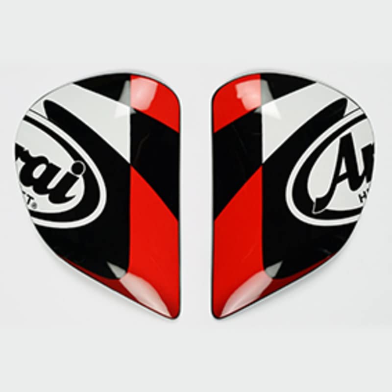 Casque intégral Arai Platine rouge d'exception avec finitions écran SAJ et masque